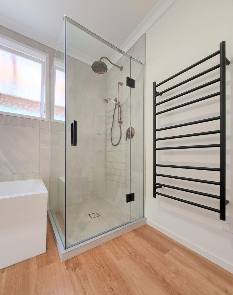Waterware Liberty tapware features in this Bathroom Renovation by Bay Bathroom Design and Build